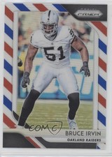 2018 Panini Prizm Red White & Blue Prizm Bruce Irvin #50 i2k