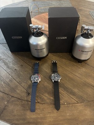 Citizen Blue Dial Diver 200M Eco-Drive BN0191-55L & BN0168-06L Excellent Cond