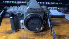 Nikon Df 16.2 MP Digital SLR Camera - Silver (Body Only) w/3 Batts, 64GB SD