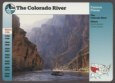 The Colorado River  Story of America History Card Famous Places