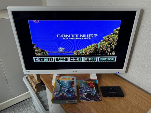 Turrican 2 / II Commodore 64 Cassette - Boxed & Working -👽👾Retro Gift Idea👾👽 - Afbeelding 6 van 24