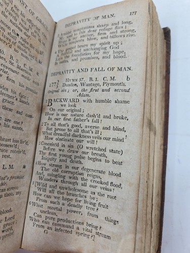 1818 Isaac Watts Psalms & Hymns Winchell Baptist Boston Early American Hymnal - Picture 6 of 6