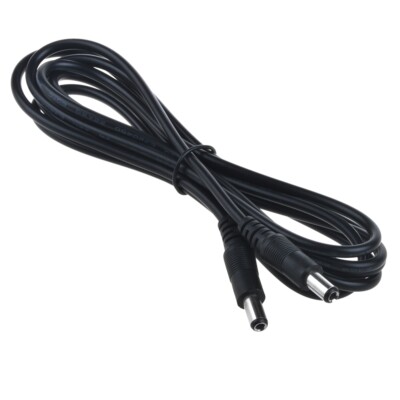 6ft DC Power CCTV 5.5mm x 2.1mm Male to Male Plug Adapter Extension Cable