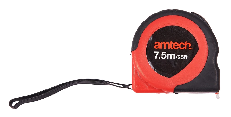 Two Tone Measuring Tape 7.5M 25Ft Measurement Measure Diy Lock Mechanism Builder - Image 2 of 3