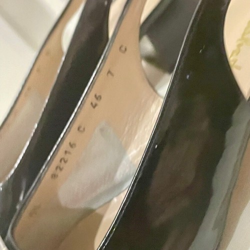 PREPPY CHIC SALVATORE FERRAGAMO LACKLEDER PUMPS MADE IN ITALY GRÖSSE 7 - Bild 6 von 19