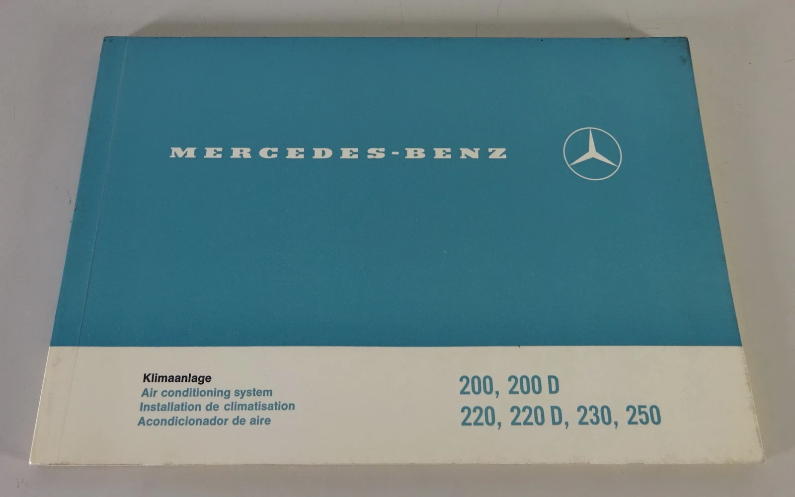 Operating Manual Mercedes Benz Air Conditioning For W114 / W115 /8 Version 1968