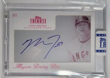 Mike Trout 2012 Topps Tribute 1/1 Auto