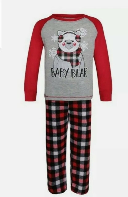 baby bear family pajamas