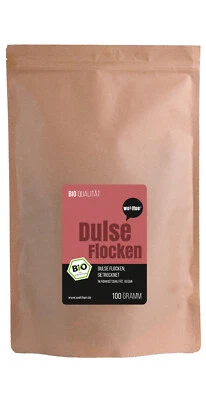 Bio Dulse Flocken 100g von Wohltuer - Rotalge- Rohkostqualität 100% naturrein - Bild 1 von 4