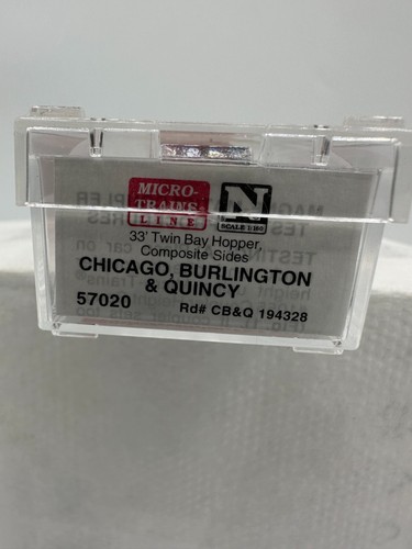 Chicago, Burlington & Quincy, 33' Twin Bay Hopper,Composite Sides - Picture 2 of 2