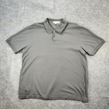 Calvin Klein Shirt Men XL Green Gray Short Sleeve Polo Golf Outdoor Casual