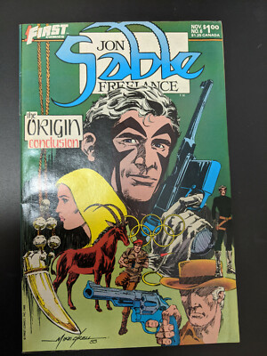 Jon Sable Freelance #6, 1983, First Comics, FREE UK POSTAGE