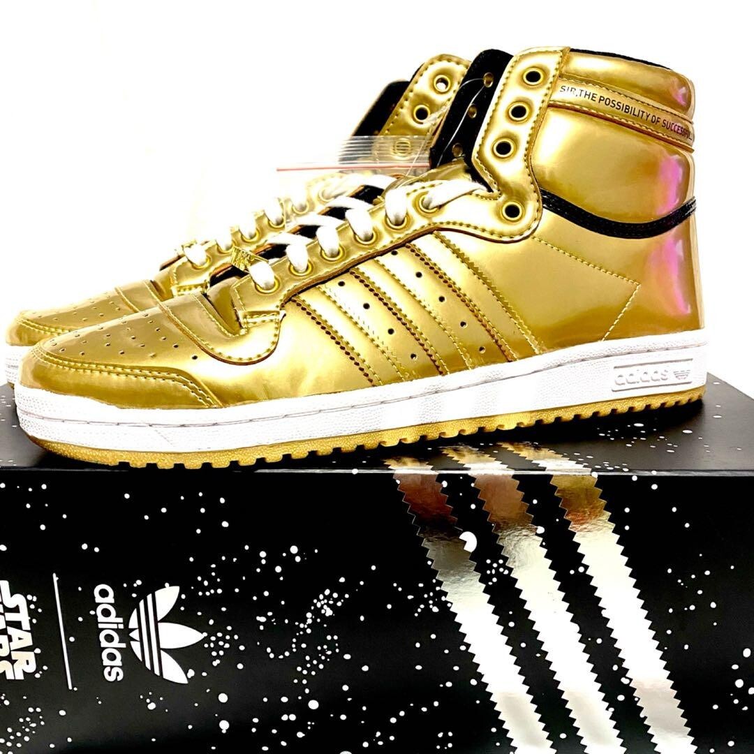 Adidas Top Ten Hi x Star Wars C3PO Gold White (Men’s Size 9.5) Retro