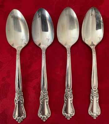 WM A Rogers Sectional Oneida Silverplate - VALLEY ROSE - SET OF 4
