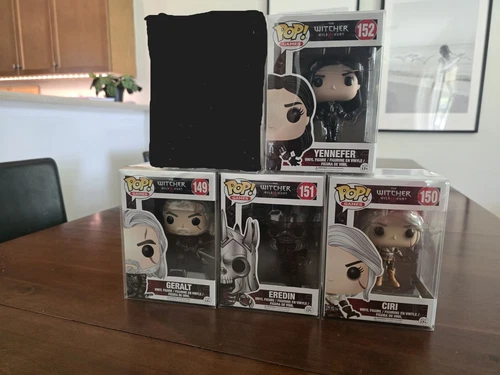 Funko Pop Witcher 3 Wild Hunt Geralt, Ciri, Yennefer, Eredin. 