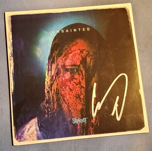 Corey Taylor SLIPKNOT CD Unsainted Single Signed JSA AUTHENTIC AUTOGRAPH - Picture 2 of 5