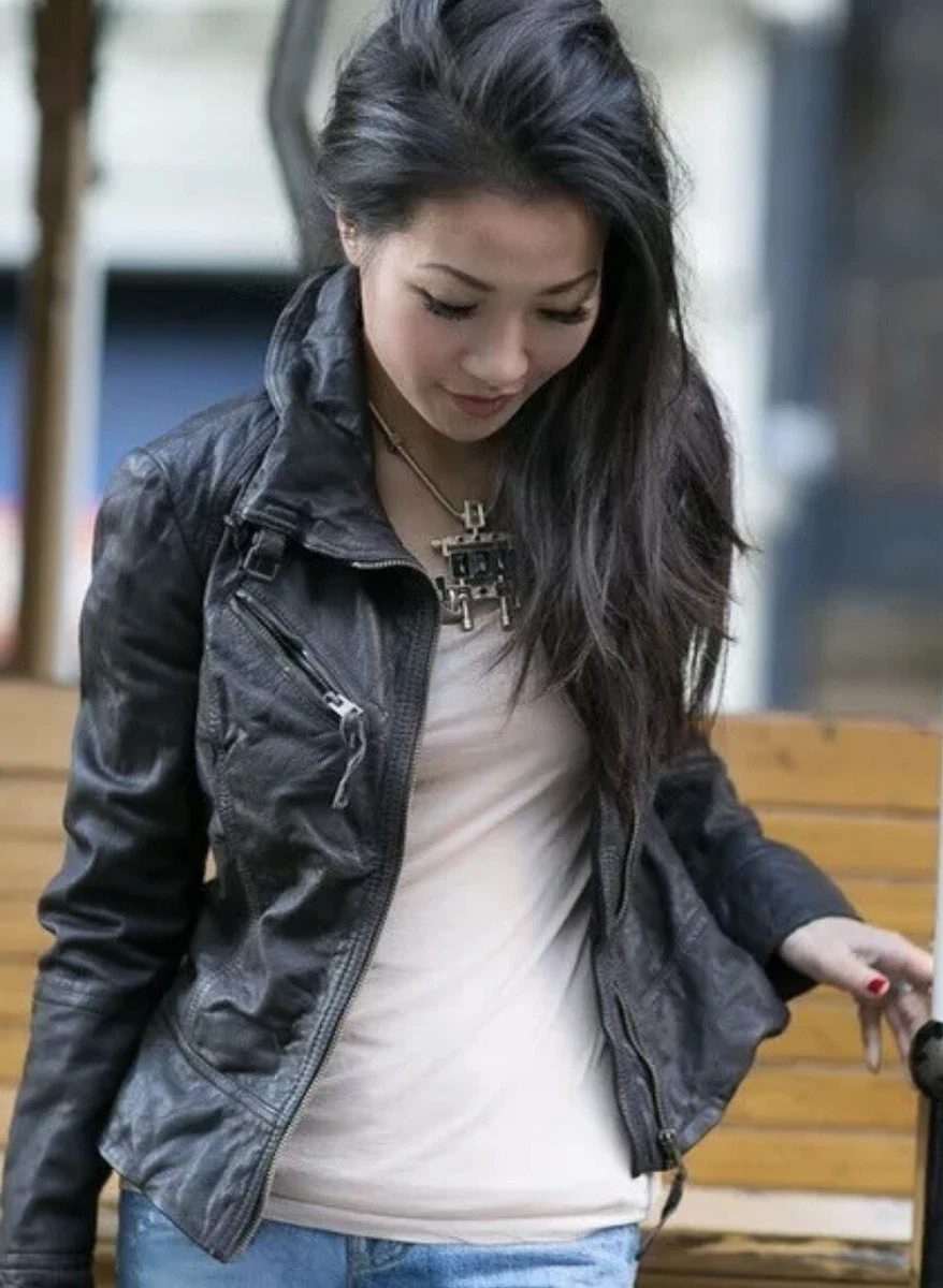 Used all saints leather jacket sale