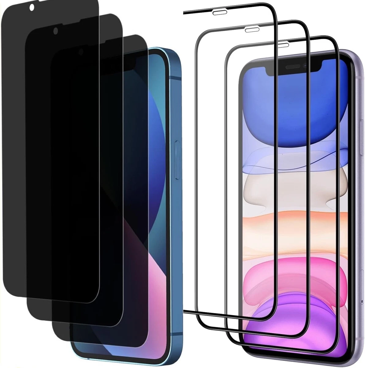 Pellicola in vetro temperato 9D per iPhone XS Max / 11 Pro Max