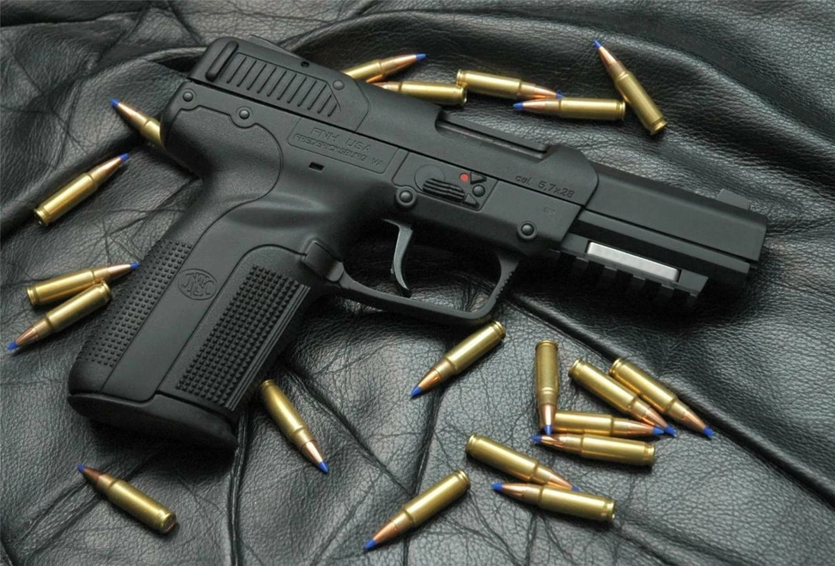 HANDGUN BLUE TIP BULLETS GLOSSY POSTER PICTURE PHOTO rifle weapon five  seven 519 | eBay