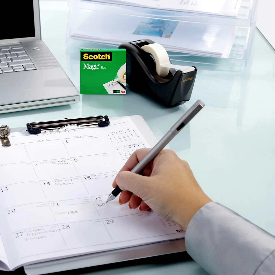 Cinta mágica escocesa 3M, 12 unidades 3/4 pulgadas X 1500 pulgadas cada una ¡SOLO CINTA NUEVA!!  Foto 3 de 4