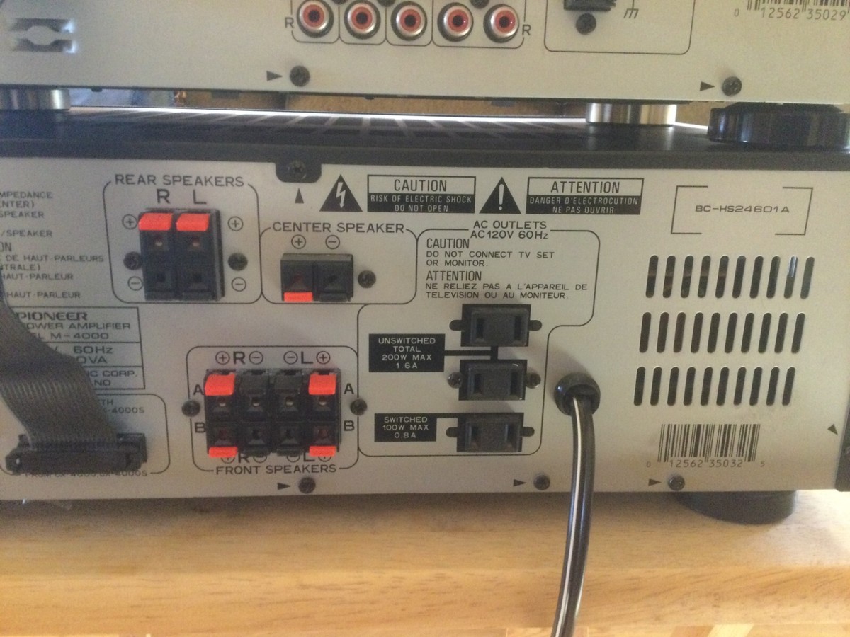 Pioneer CX-4000 Tuner & M-4000 Power Amplifier w/remote (used and