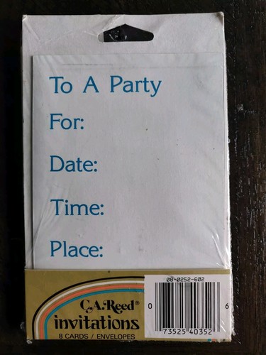 Vintage Sectaurs Warriors Of Symbion Party Invitations Invites Rare Sealed Buzz - Picture 2 of 7