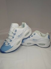 Reebok Question Low Iverson Patent Leather Baby Blue Size 6Y/7.5W -FY2345 NO BOX