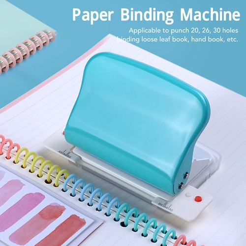 Paper Binding Machine Handheld Portable Spiral Binder A4 A5 A6 A7 Coil Book