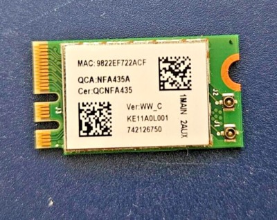 Qualcomm Atheros NFA435A Wlan Bluetooth Wireless Lan Card aus Acer Aspire 