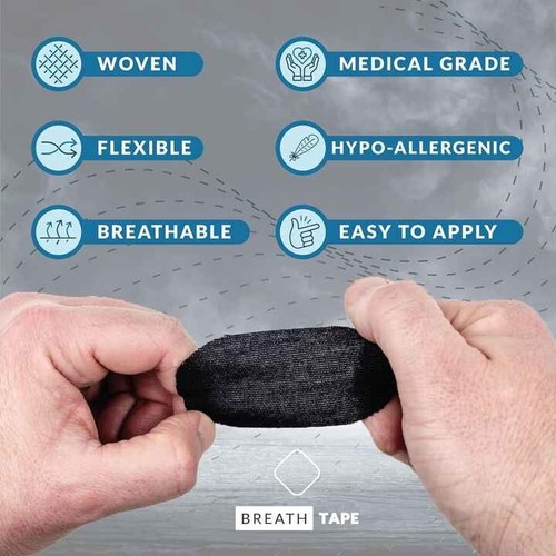 30 - Strips Gentle Mouth Tape Better Nose Breathing Instant Snor ing Reliefs UK - Picture 2 of 6