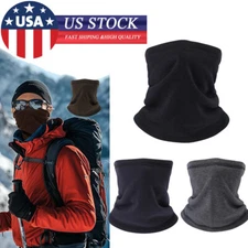Neck Warmer Fleece Neck Gaiter Warm Face Cover Cold Weather Face Mask Shield