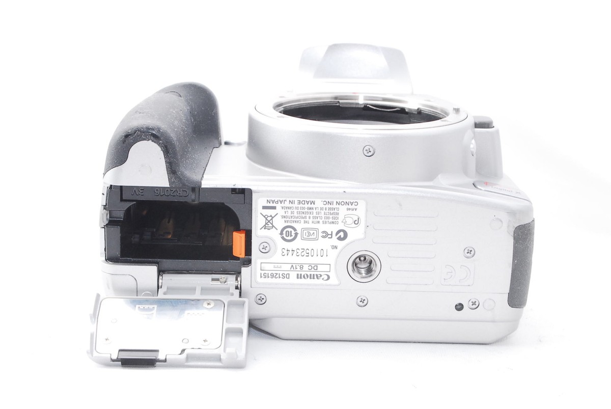 7911) Canon EOS Kiss Digital X 10.1 MP DSLR EFS 18-55mm Lens from