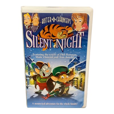 BUSTER & CHAUNCEY'S SILENT NIGHT 1998 Animated VHS Video Christmas