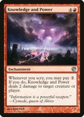 Journey into Nyx Knowledge and Power MTG Magic the Gathering NM