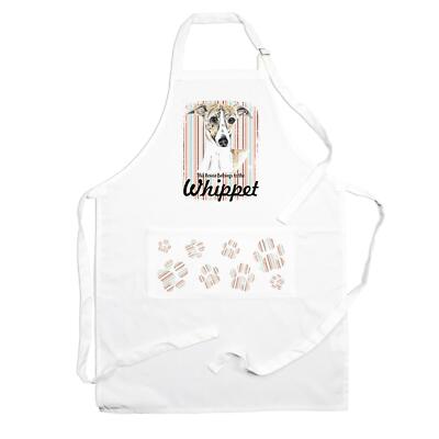 Whippet Schürze - Neuheit Küchengeschenk für Hundeliebhaber
