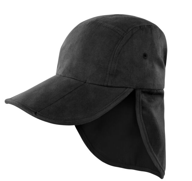 Result Headwear Fold-up Legionnaire's Cap RC076X- Sun Protection Neck Flap Hat ZN10570