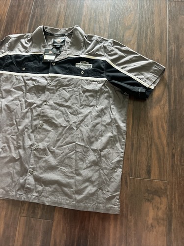 Harley Davidson Men's Size 4XL Garage Short Sleeve Button Up Shirt RN#103819 - Picture 10 of 14
