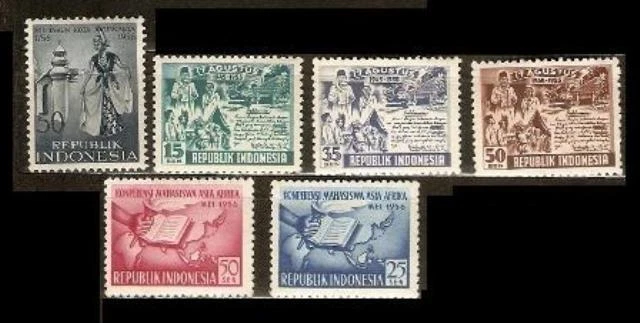 Indonesia LOTE Sc 359 a 361 Bl 4 362 a 367 406 a 408 421 a 22 434 COMO NUEVO HR Foto 3 de 3