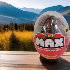 NEW Zuru Max Build More Mystery Eggs Kids Building Blocks with 40 Pc Vehicles