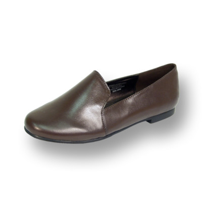  PEERAGE Charlie Women's Wide Width Leather Casual Loafers  
