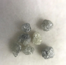 RARE NATURAL DIAMOND LOT 7PCS 1.76TCW SILVER GRAY SPARKLING IRREGULAR SHAPE GIFT