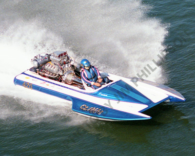 DRAG RACING DRAG BOAT PHOTO TOP FUEL HYDRO CLIMAX KENNY WEST BAKERSFIELD 1977