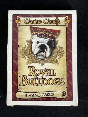 Canine Courts Royal Bulldog Collectable Playing Cards Series One Rare New