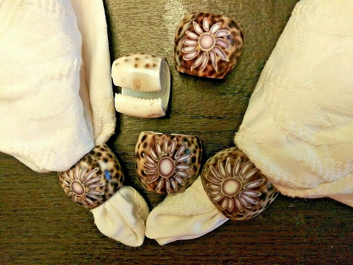 Tortoise shell shop napkin rings