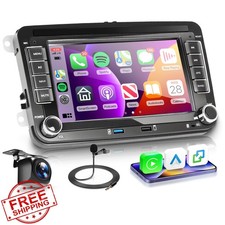 VW Android Car Stereo CarPlay Auto, Golf Passat Jetta Tiguan, 7" GPS, WiFi