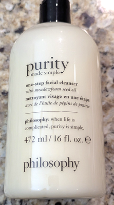 #ad Philosophy Purity Made Simple One Step Facial Cleanser 16 oz $21.95