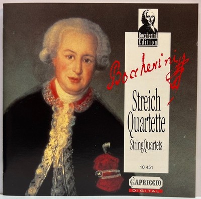 Boccherini : Streich Quartette = String Quartets (CD 1993 Capriccio) *Like New*