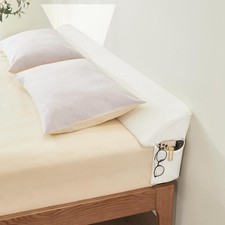 Bed Wedge Gap Filler King 76"x 8"x 6" Wedge Pillow for Headboard Gap 0-8" M...