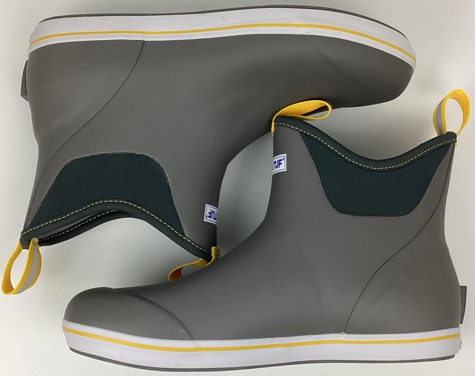 XTRATUF Hombres 6" Goma Impermeable Botines Gris Talla 13 Foto 2 de 4