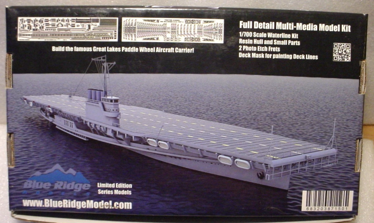 MT MINIATURES LTD. U.S.S INTREPID 1/700 #MTM021 Resin & White metal kit EUR 48,90 - FR